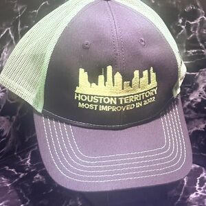 Houston Territory Black and Yellow Mesh Trucker’s Cap